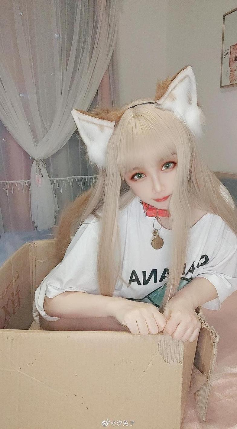 汐兔子cosplay新作品，无法抵挡的可爱风-51acg