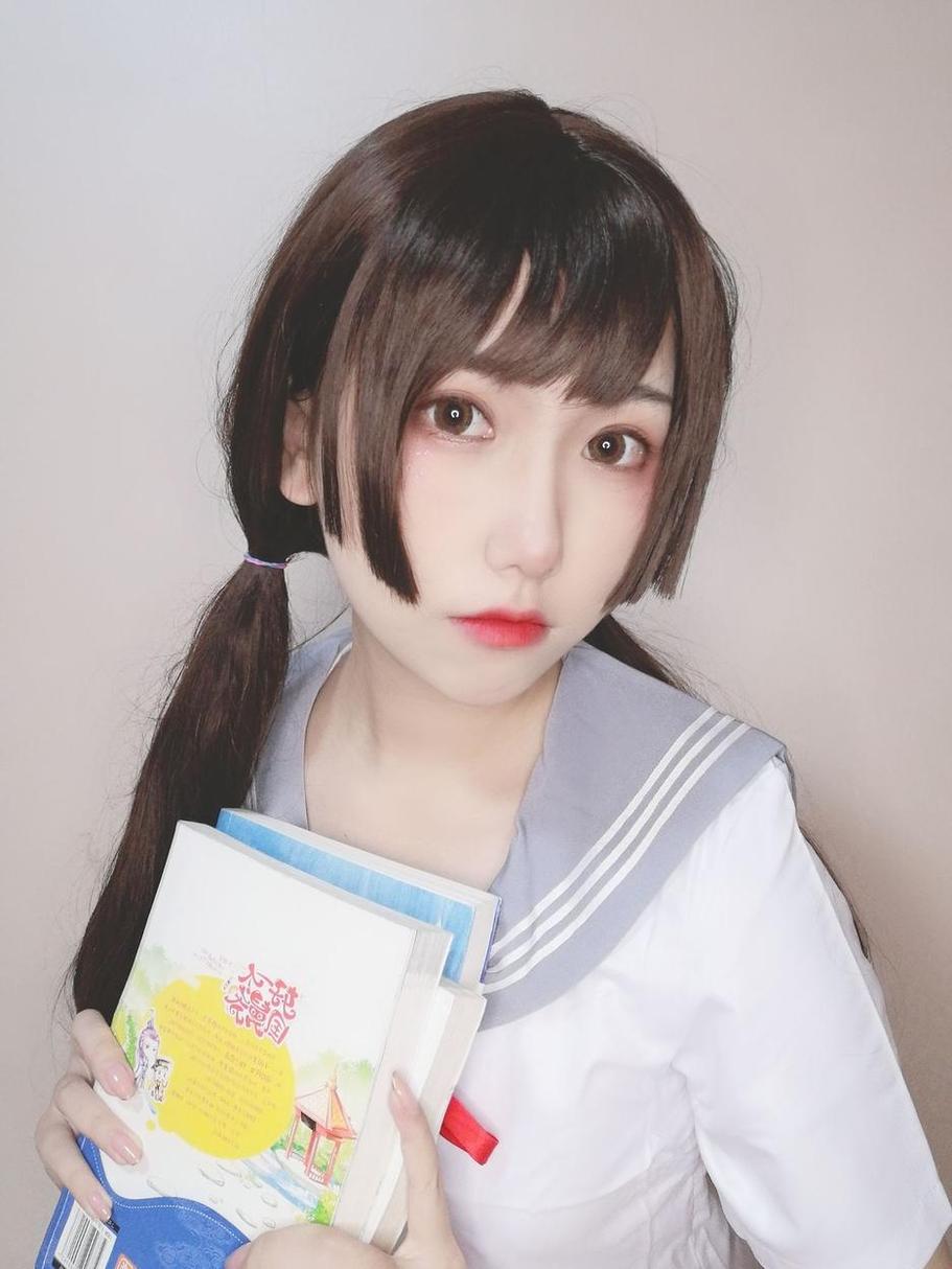 芋圆侑子的摄影：清新花海cosplay原图展示-51acg