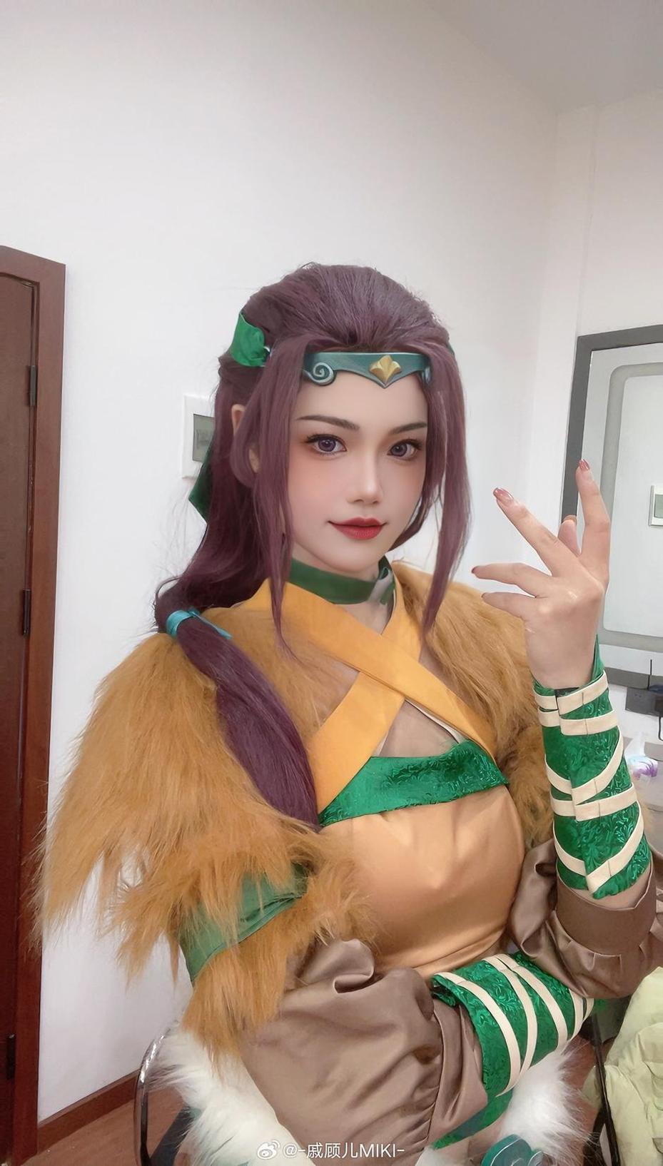 完美还原经典角色，戚顾儿的cos作品让人心驰神往-51acg
