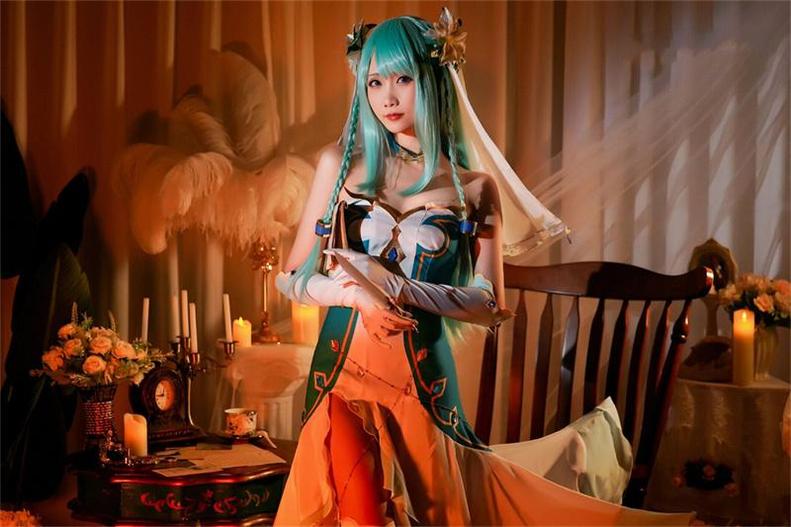 晓美嫣乱世佳人：一幅完美的cos作品展示-51acg