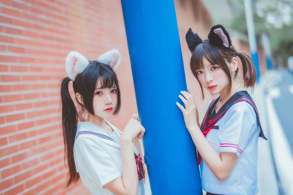 疯猫ss白衬衫少女是摄影艺术的代表-51acg