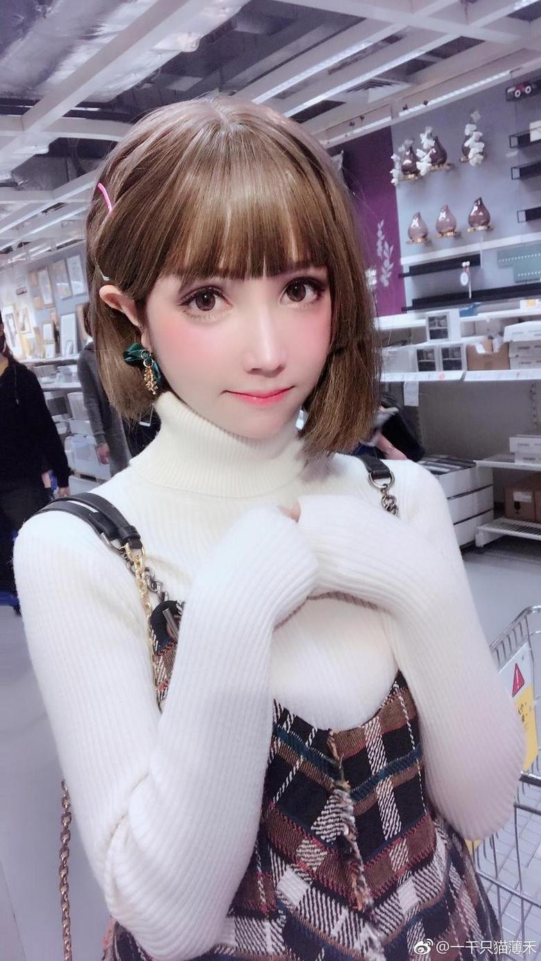 一千只猫薄禾cos雷电将军的图片，未来潮流cosplay的先驱-51acg