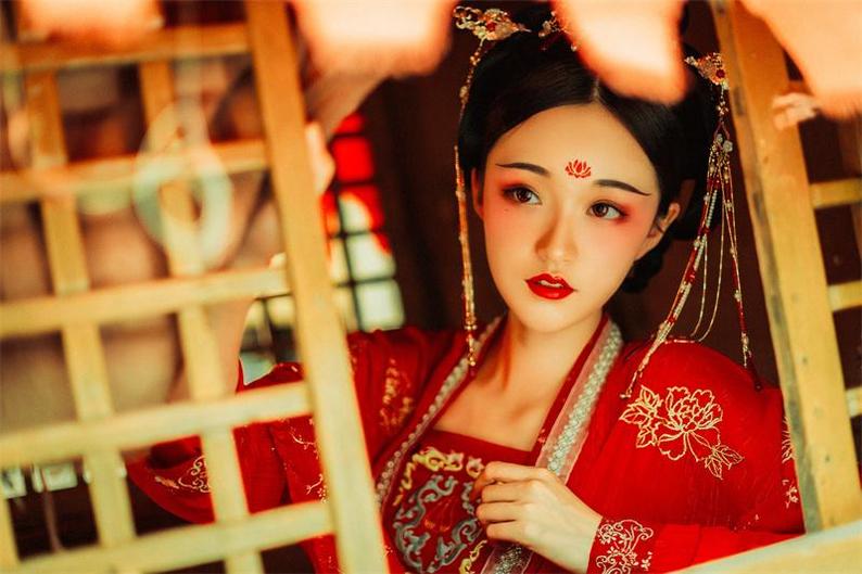 沧霁桔梗兔女cosplay超美似彩云之南-51acg