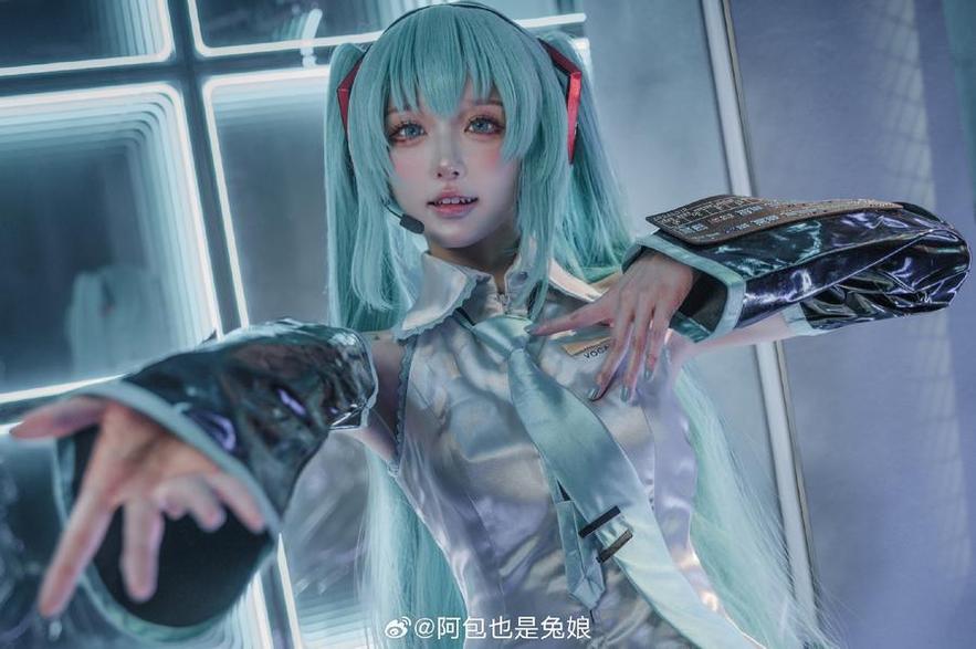 阿包也是兔娘原神中二皇女cos作品，每一张照片都充满魔力-51acg