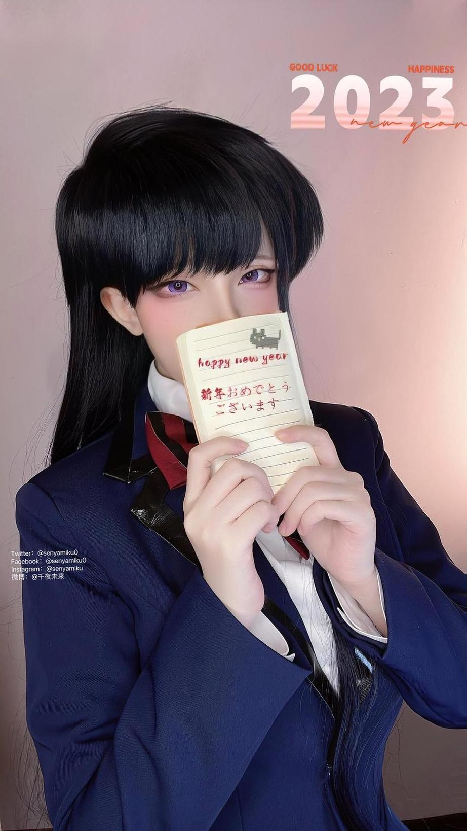 千夜未来cos喜多川海梦的cos作品，彰显她完美的角色扮演技巧-51acg