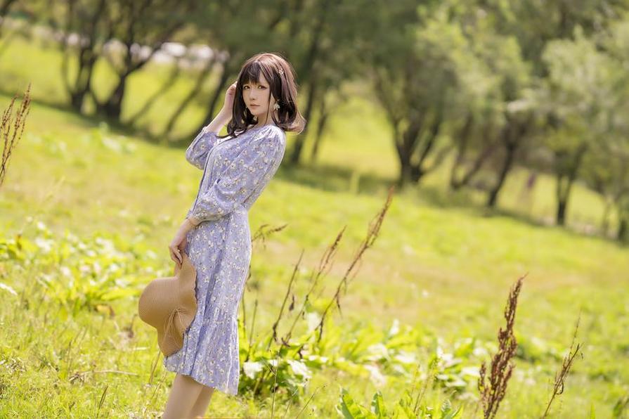 星之迟迟原神cos图片：花开花落，缤纷的世界。-51acg