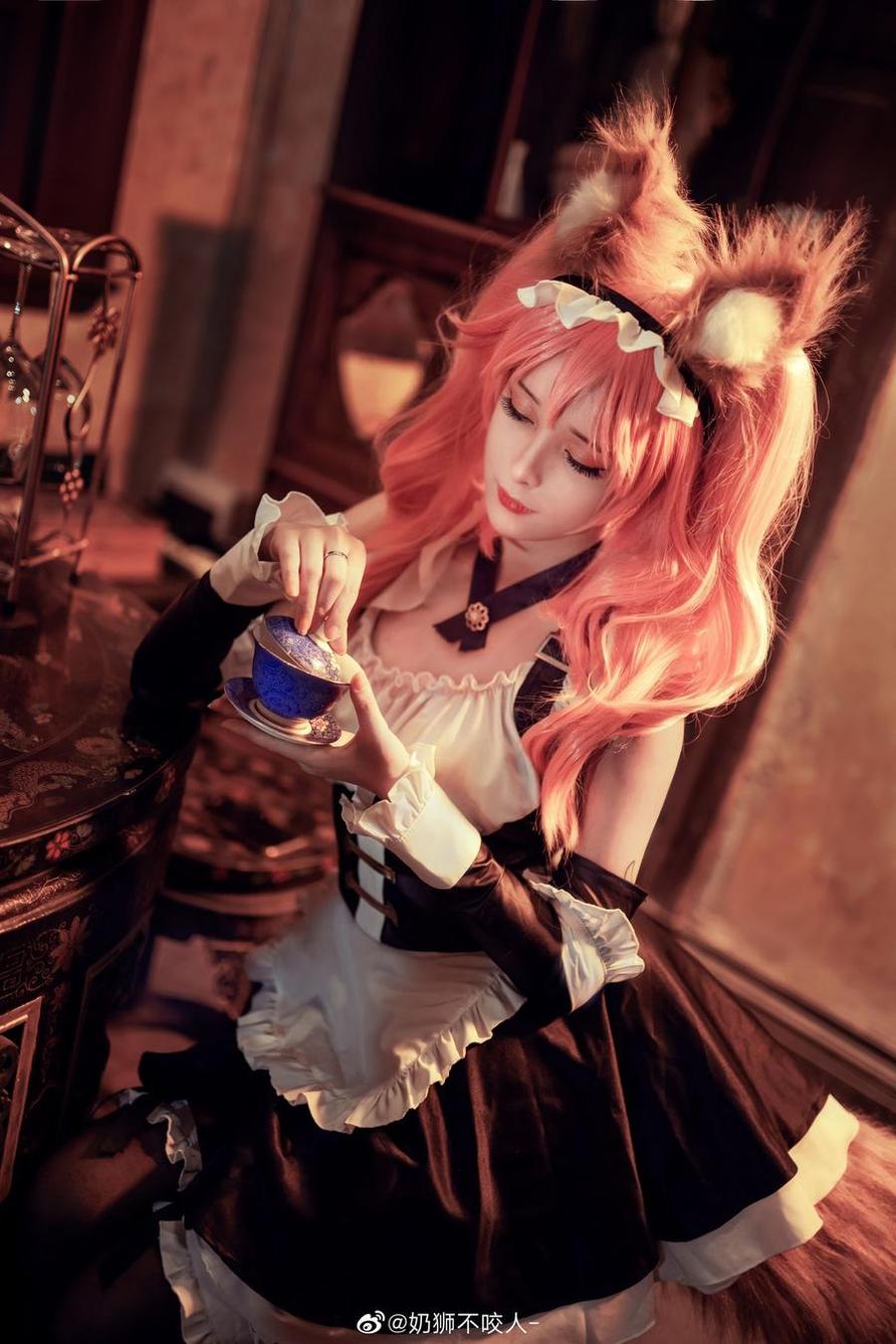 用奶狮不咬人cosplay貂蝉的作品诠释东方美学超美创意-51acg